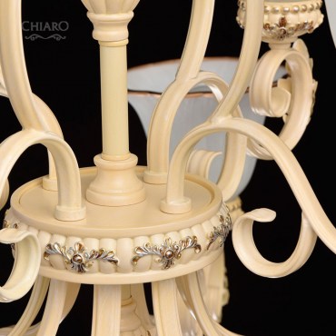 Люстра подвесная CHIARO 254019312 Версаче 12x60W E27